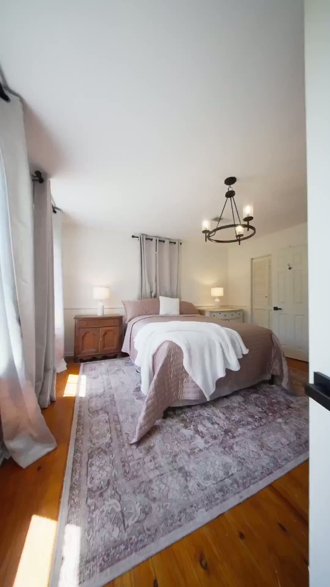 Bedroom interior styled for a listing
