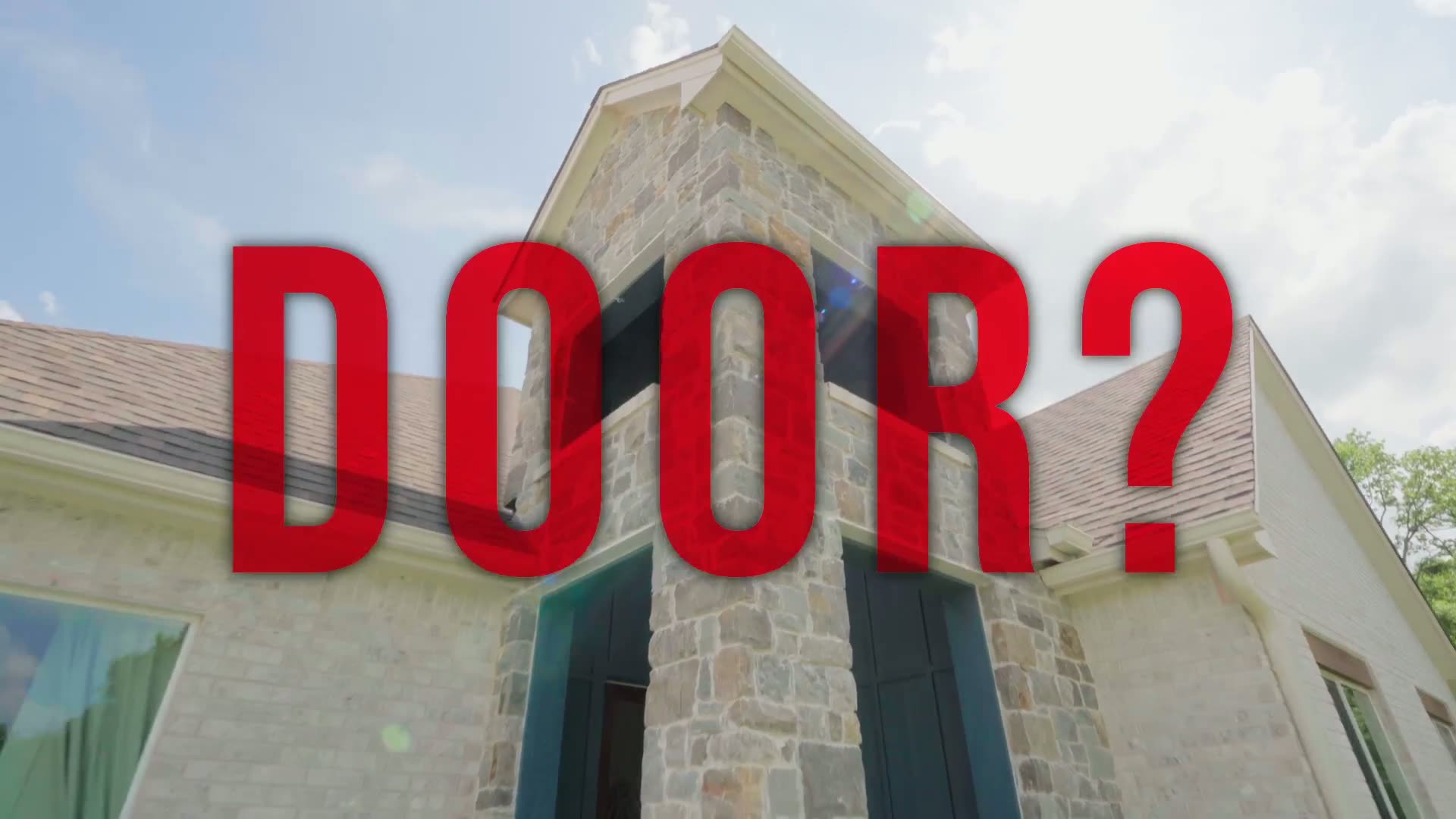 Cinematic film walking through the front door of a Tulsa home