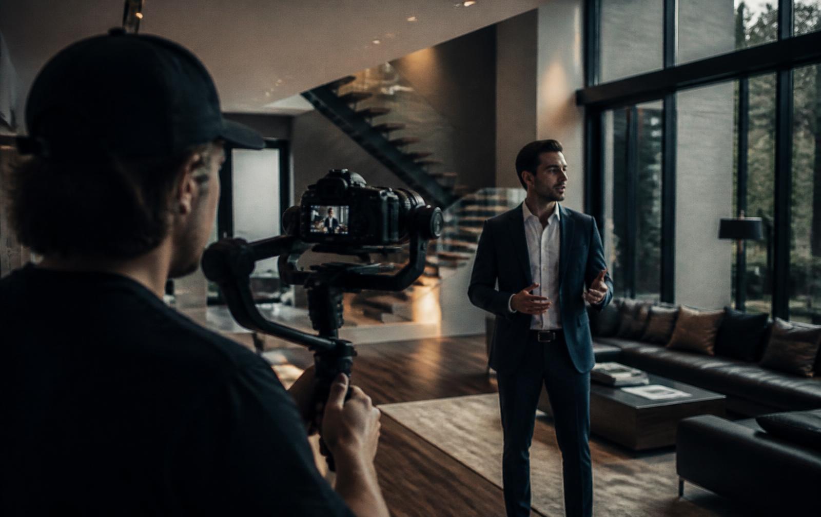 Agent-led content captured on location